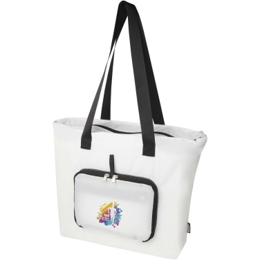 Logo trade promotional gifts picture of: EcoFold RPET foldable tote bag 16L